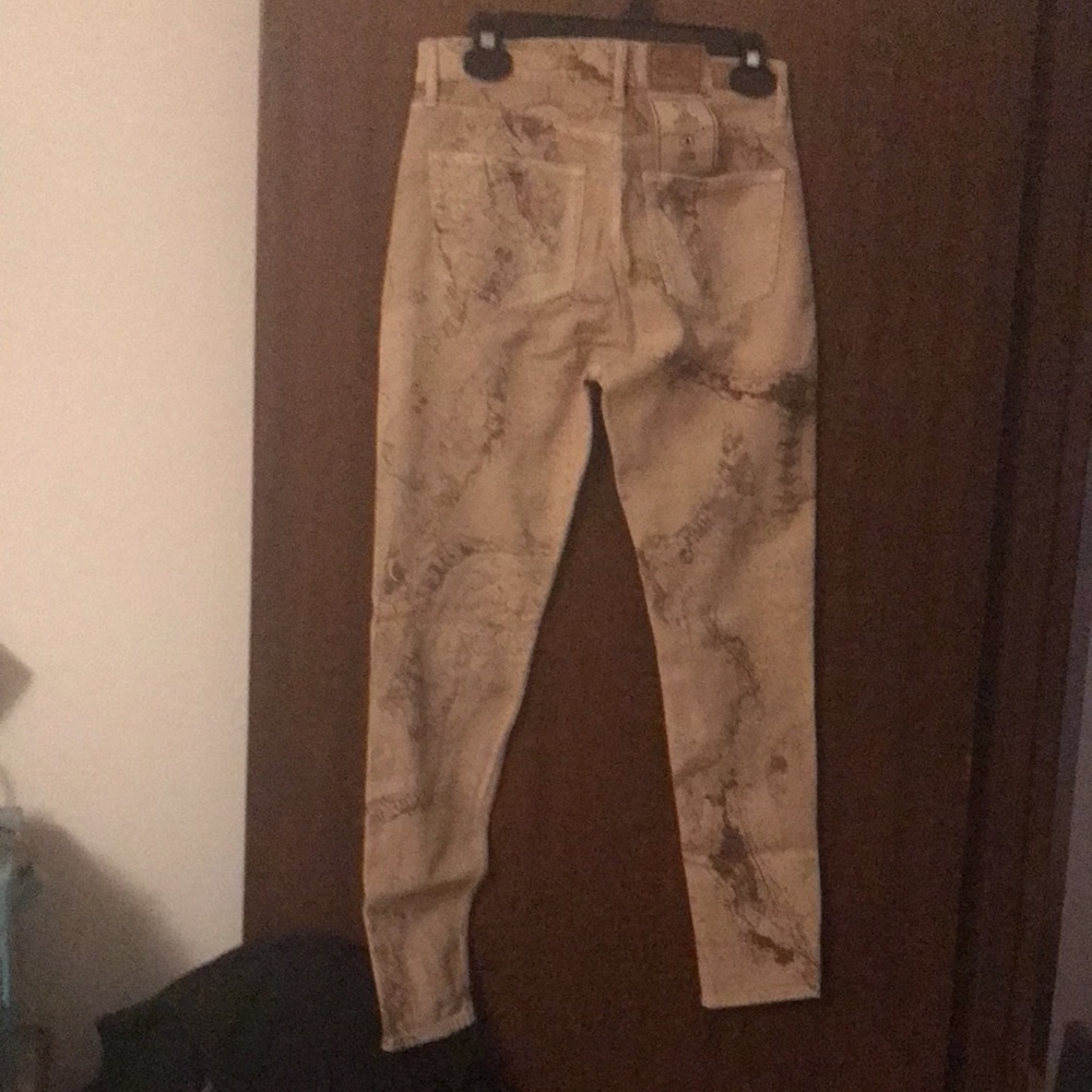 Marble Print Jeans - Picture 2 of 11